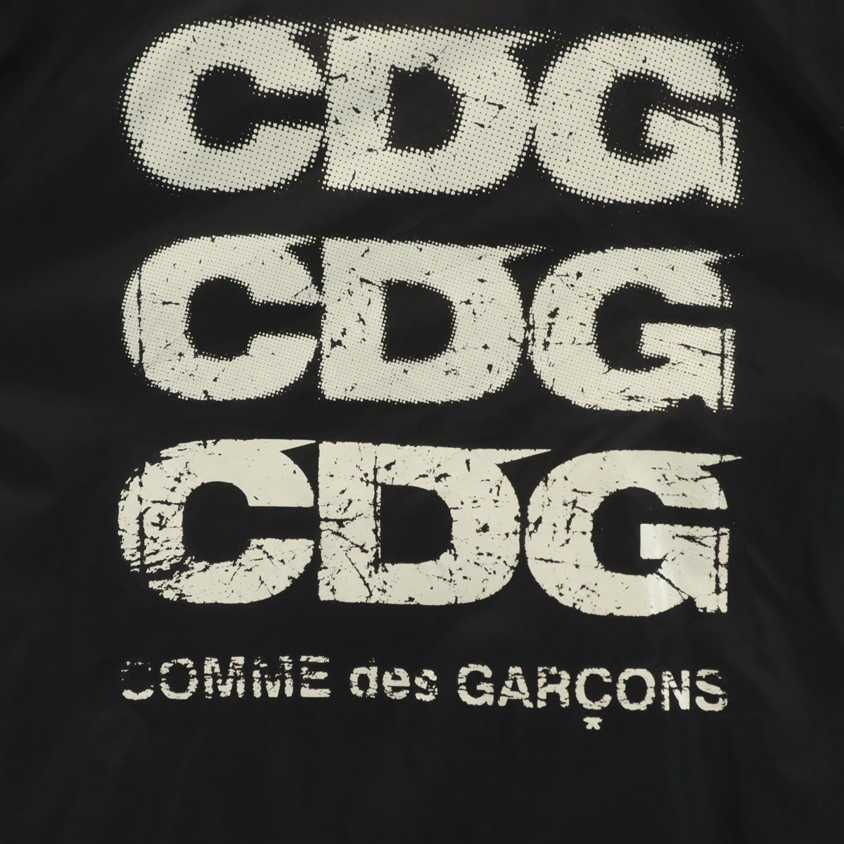 GOOD DESIGN SHOP COMME des GARCONS グッドデザインショップ コムデギャルソン 2015年 バックプリント コーチジャケット M ブラック メンズ