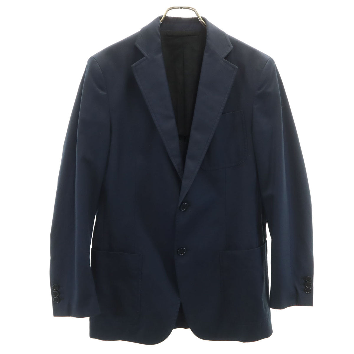 PRADA プラダ ハンガリー製 テーラードジャケット 46 ネイビー メンズ
