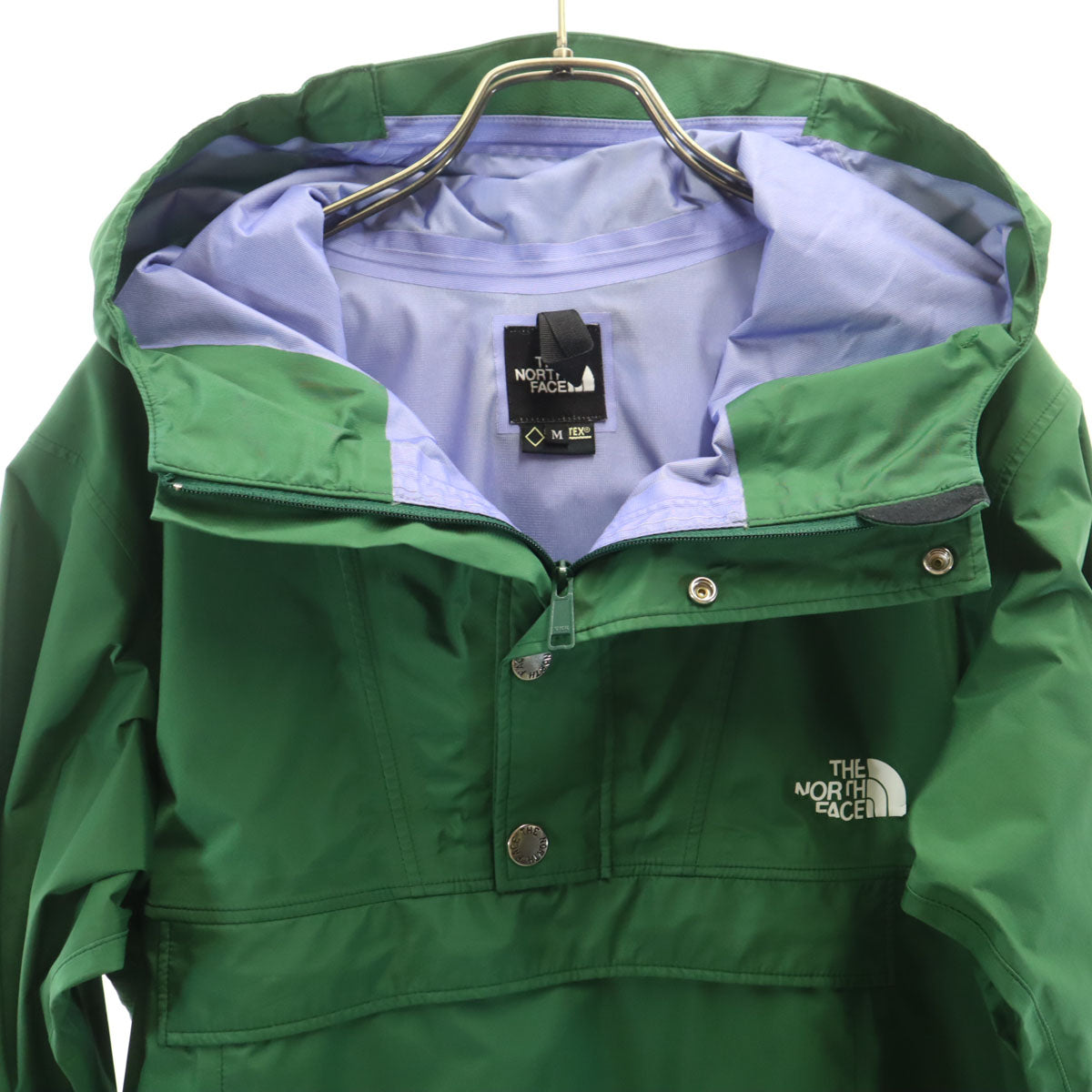 THE NORTH FACE ノースフェイス マウンテン レインテックス アノラックパーカー M グリーン NP11502 アウトドア メンズ