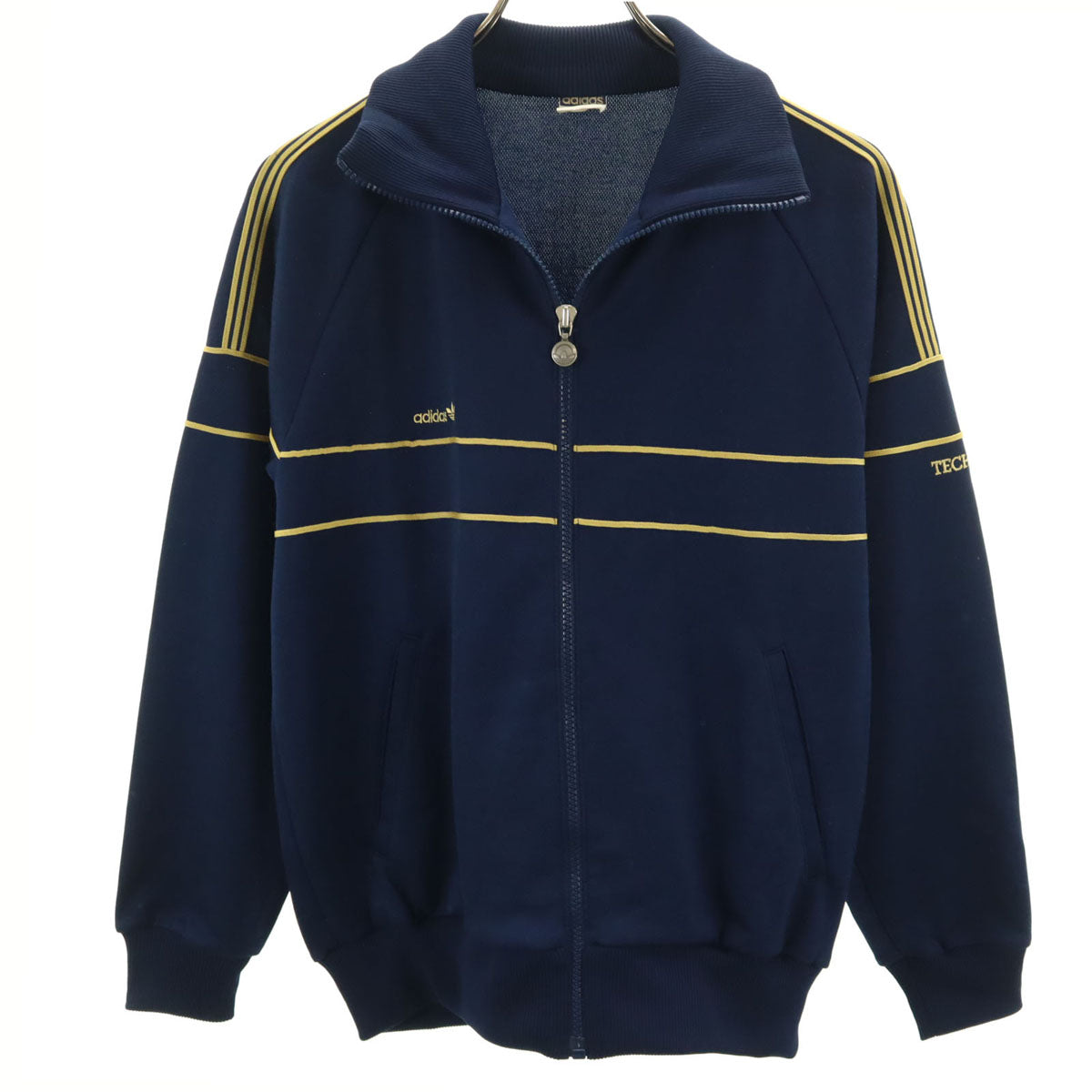adidas アディダス 70s ヴィンテージ 西ドイツタグ トラックジャケット M ネイビー デサント ジャージ メンズ