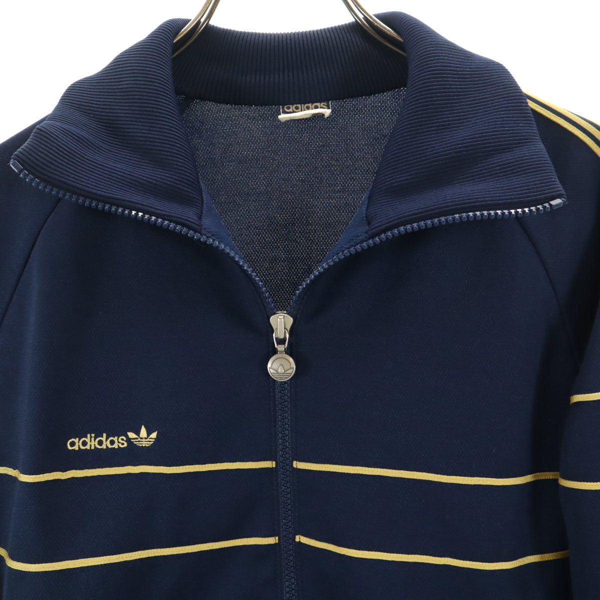adidas アディダス 70s ヴィンテージ 西ドイツタグ トラックジャケット M ネイビー デサント ジャージ メンズ