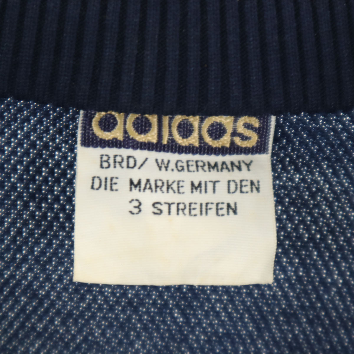 adidas アディダス 70s ヴィンテージ 西ドイツタグ トラックジャケット M ネイビー デサント ジャージ メンズ