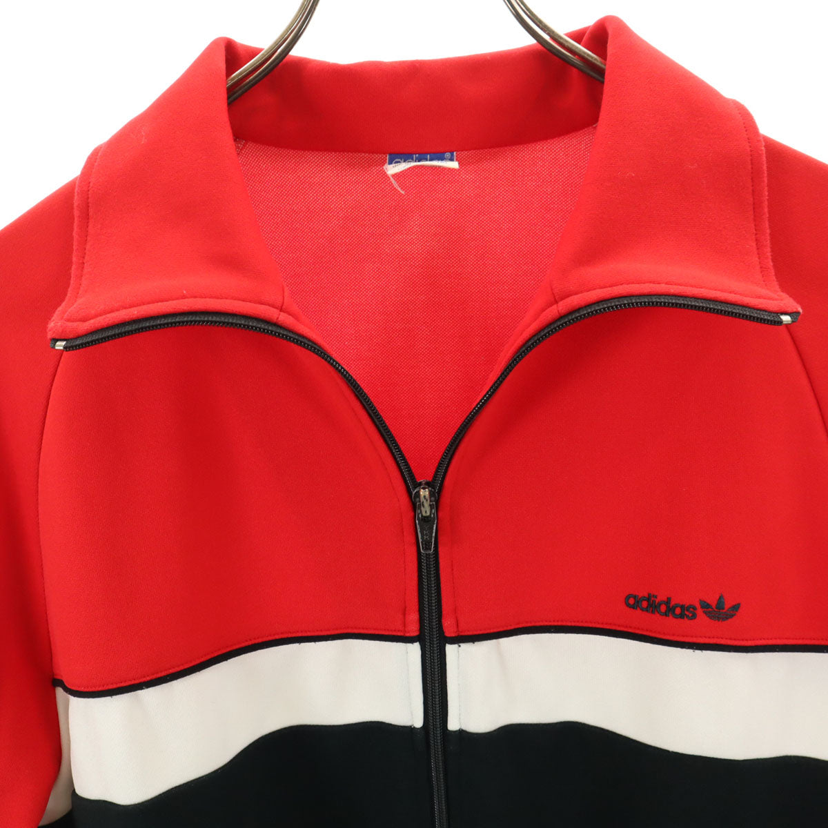 adidas アディダス 70s ヴィンテージ 西ドイツタグ トラックジャケット M レッド デサント ジャージ メンズ