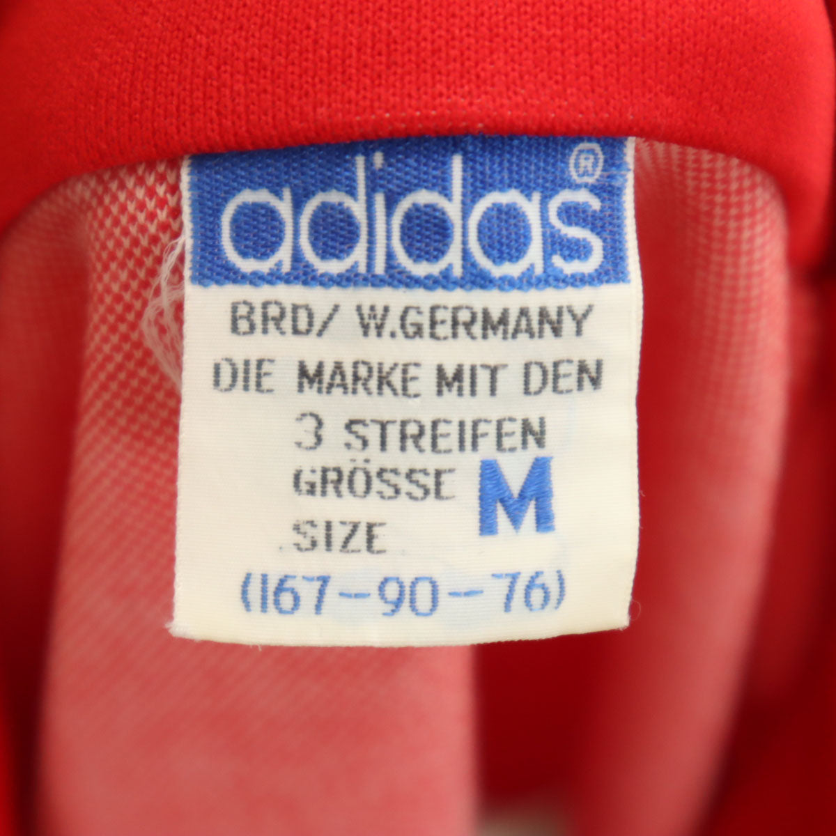 adidas アディダス 70s ヴィンテージ 西ドイツタグ トラックジャケット M レッド デサント ジャージ メンズ
