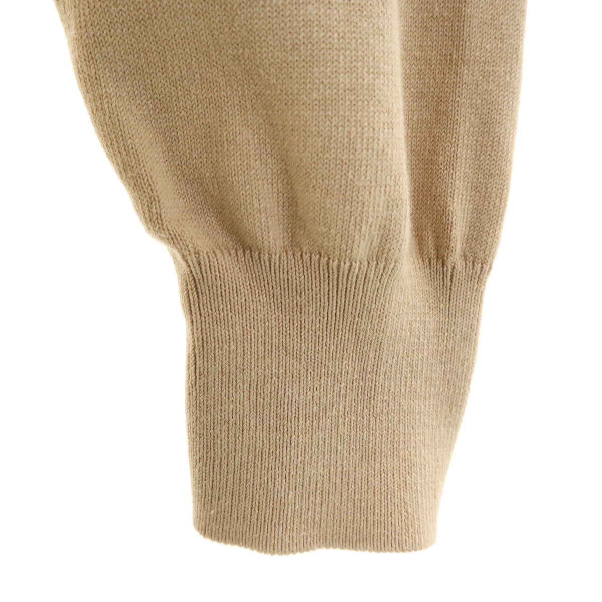 LANVIN en Bleu ランバンオンブルー ロング ニットカーディガン 38 ベージュ レディース