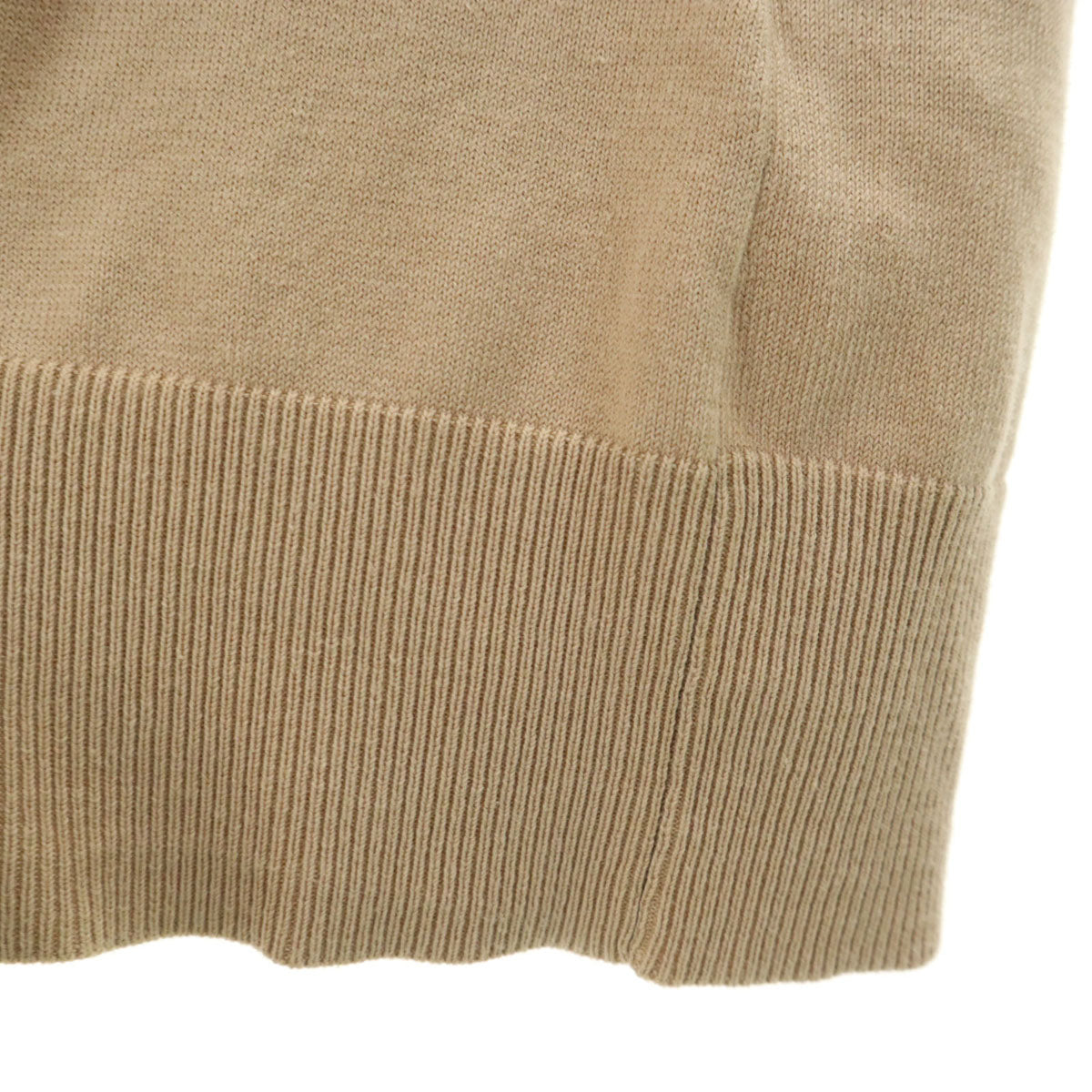 LANVIN en Bleu ランバンオンブルー ロング ニットカーディガン 38 ベージュ レディース