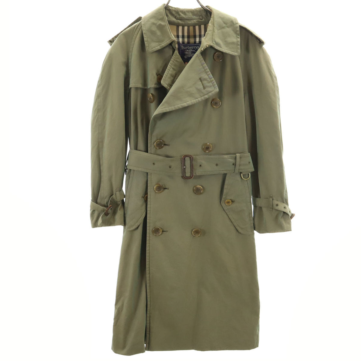 Burberrys バーバリーズ 90s 英国製 オールド トレンチコート カーキ メンズ