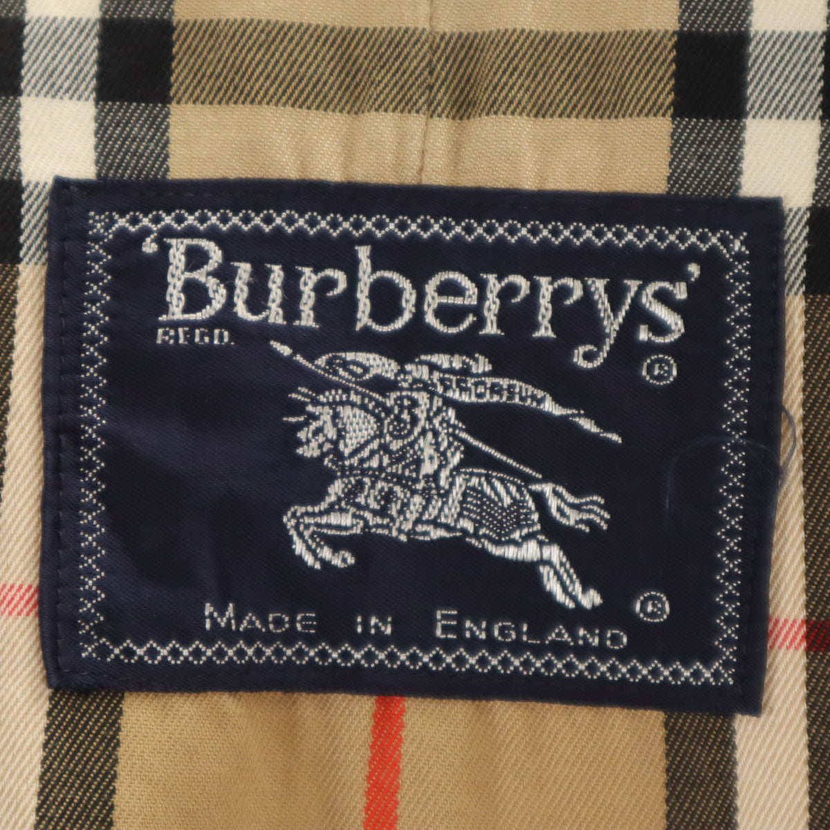 Burberrys バーバリーズ 90s 英国製 オールド ステンカラーコート 44 グレージュ メンズ