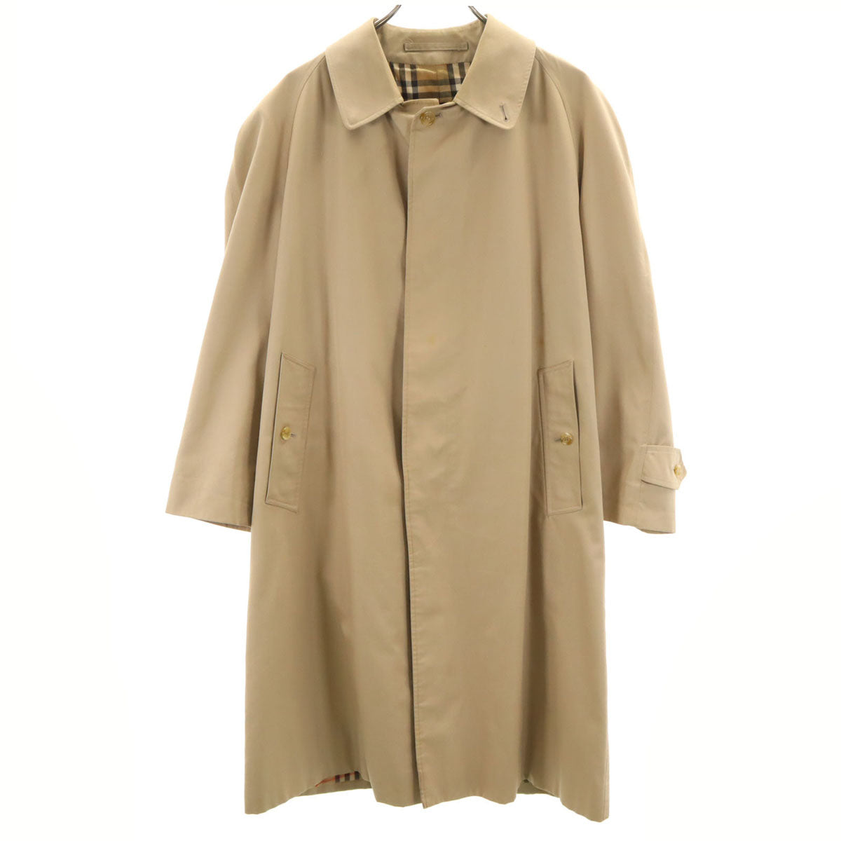 Burberrys バーバリーズ 90s 英国製 オールド ステンカラーコート 46 ベージュ メンズ