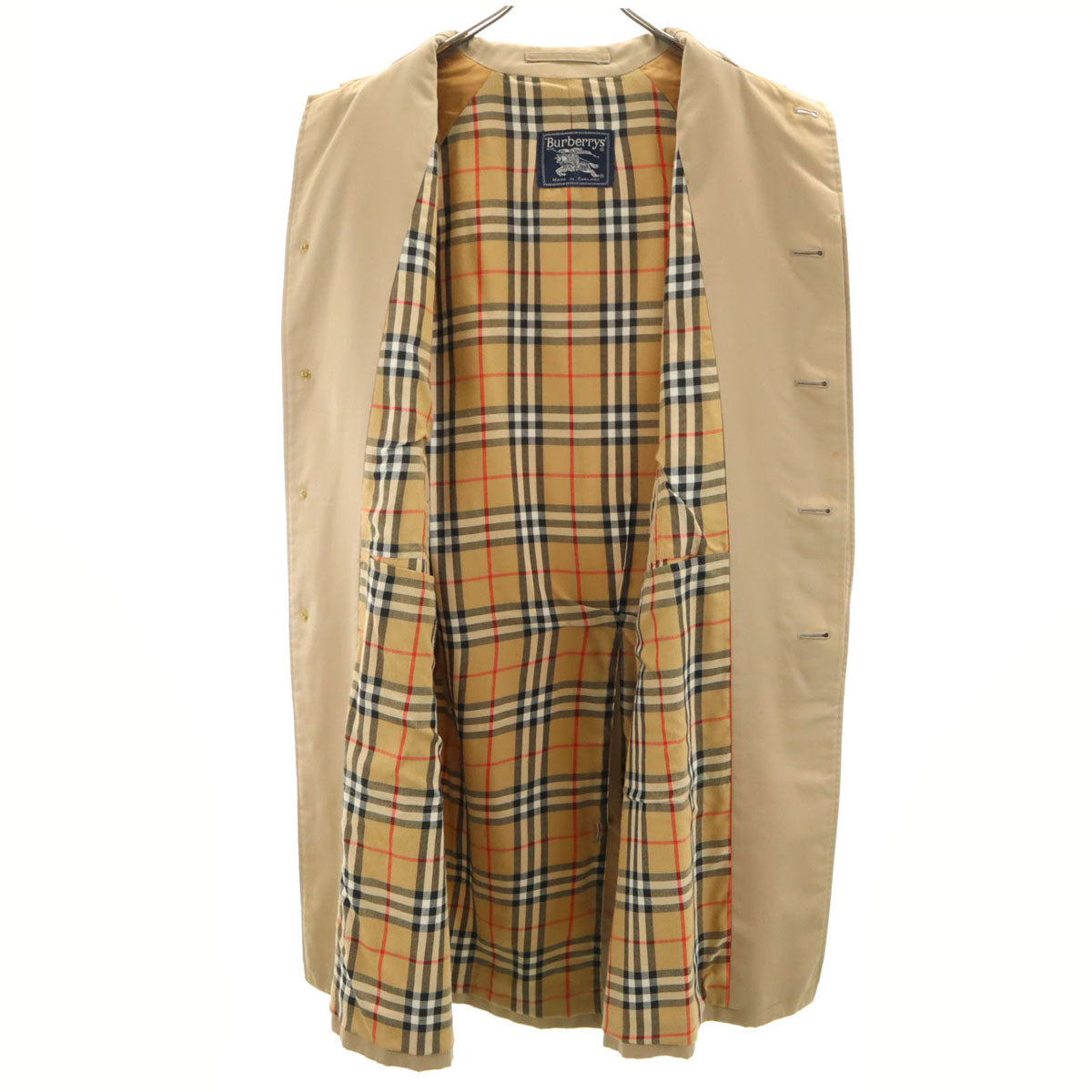 Burberrys バーバリーズ 90s 英国製 オールド ステンカラーコート 46 ベージュ メンズ