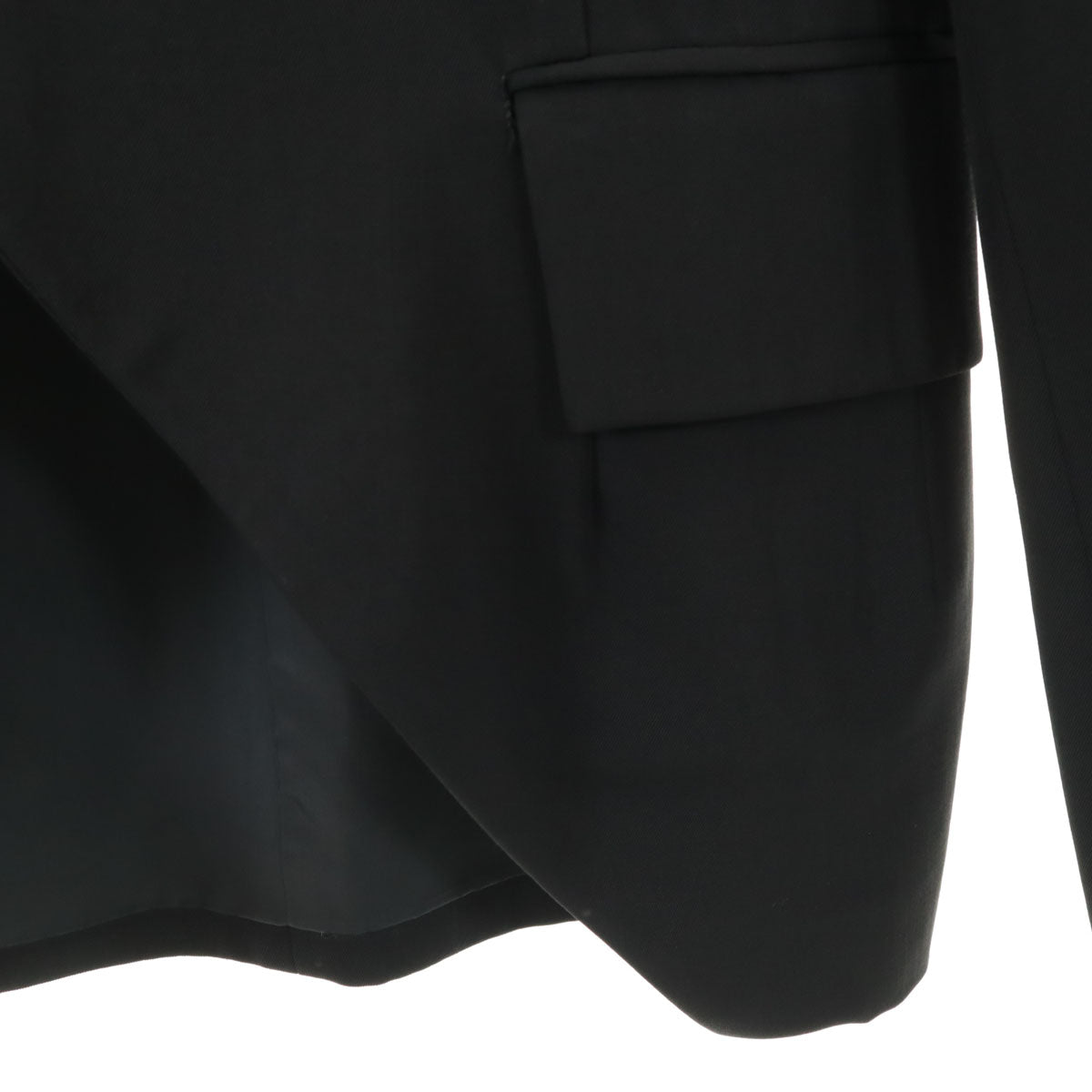 Yohji Yamamoto ヨウジヤマモト 日本製 テーラードジャケット S ブラック メンズ