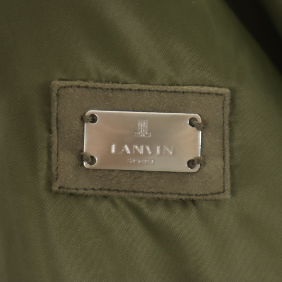 LANVIN SPORT ランバンスポール フライトジャケット 40 オリーブ メンズ