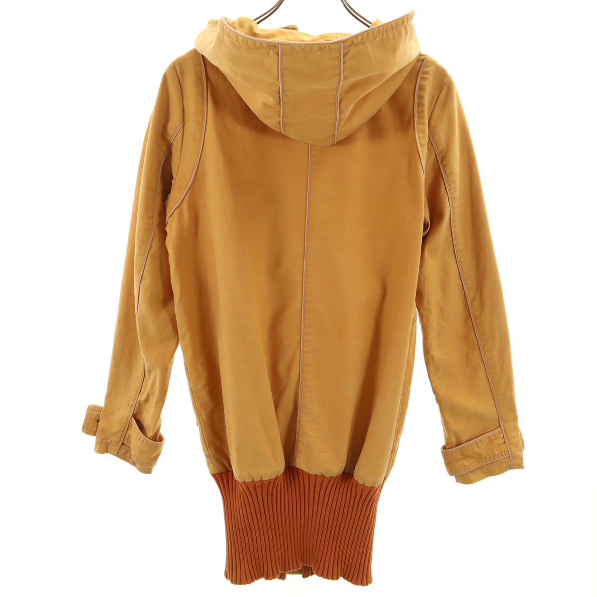 DOUBLE STANDARD CLOTHING ダブルスタンダードクロージング 日本製 フードジャケット M キャメル レディース