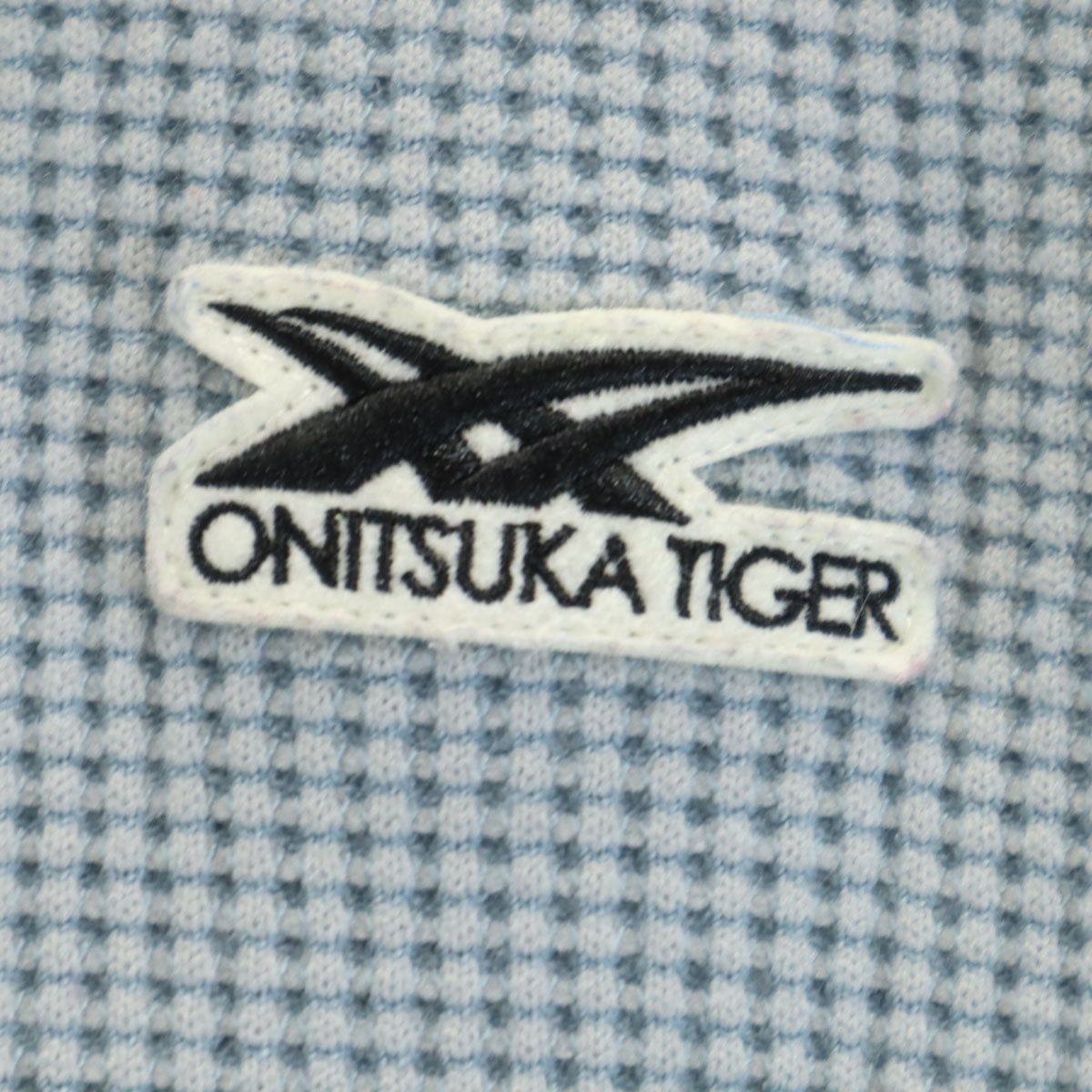 ONITSUKA TIGER オニツカタイガー ワッフル地 トラックジャケット 上下 セットアップ S/XS ブルーグレー ユニセックス メンズ