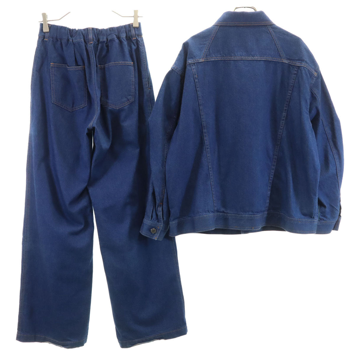 A+ TOKYO エープラストウキョウ デニムジャケット 上下 セットアップ 1 インディゴブルー トラッカー メンズ