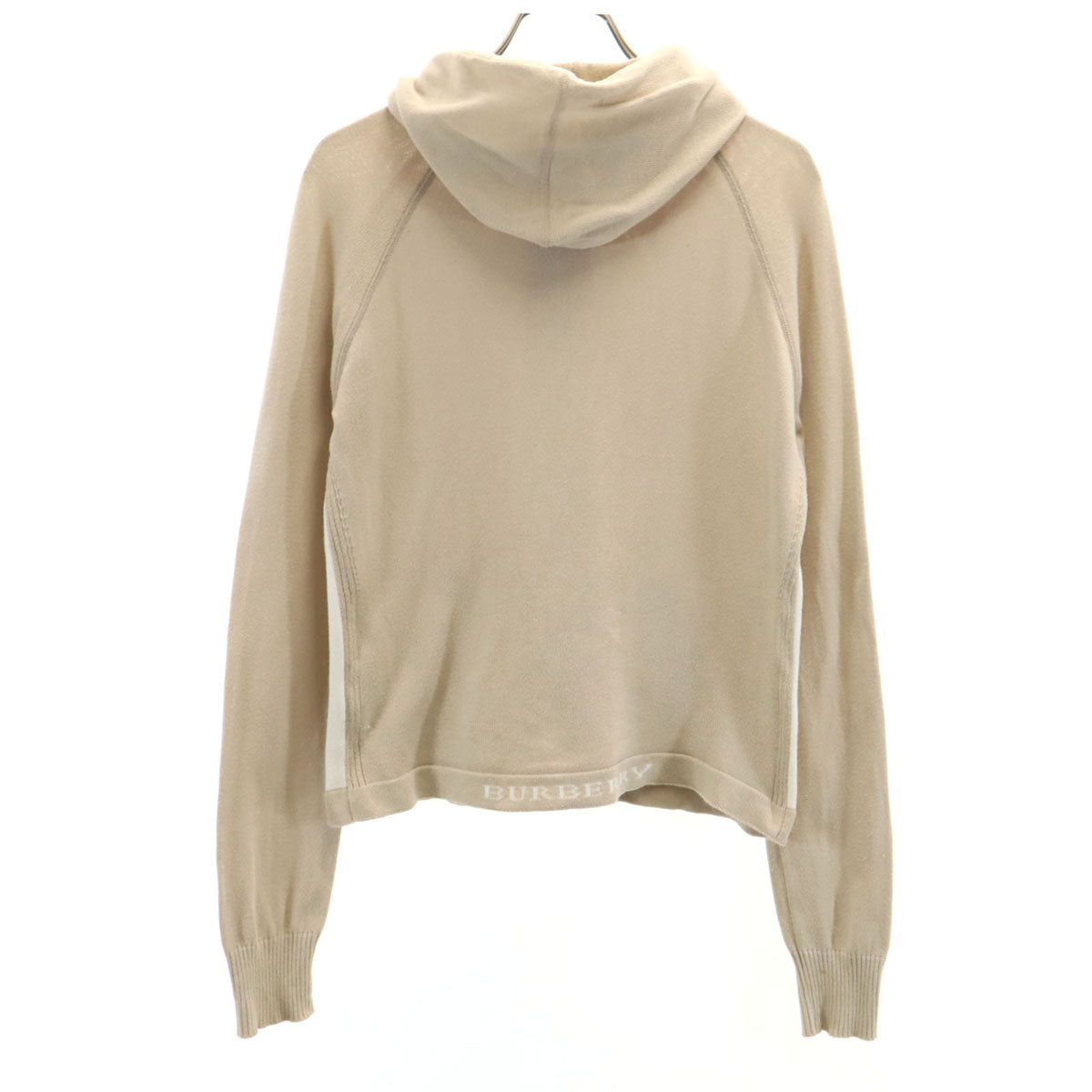 BURBERRY LONDON バーバリーロンドン 長袖 ニット ジップパーカー 1 ベージュ 三陽商会 レディース