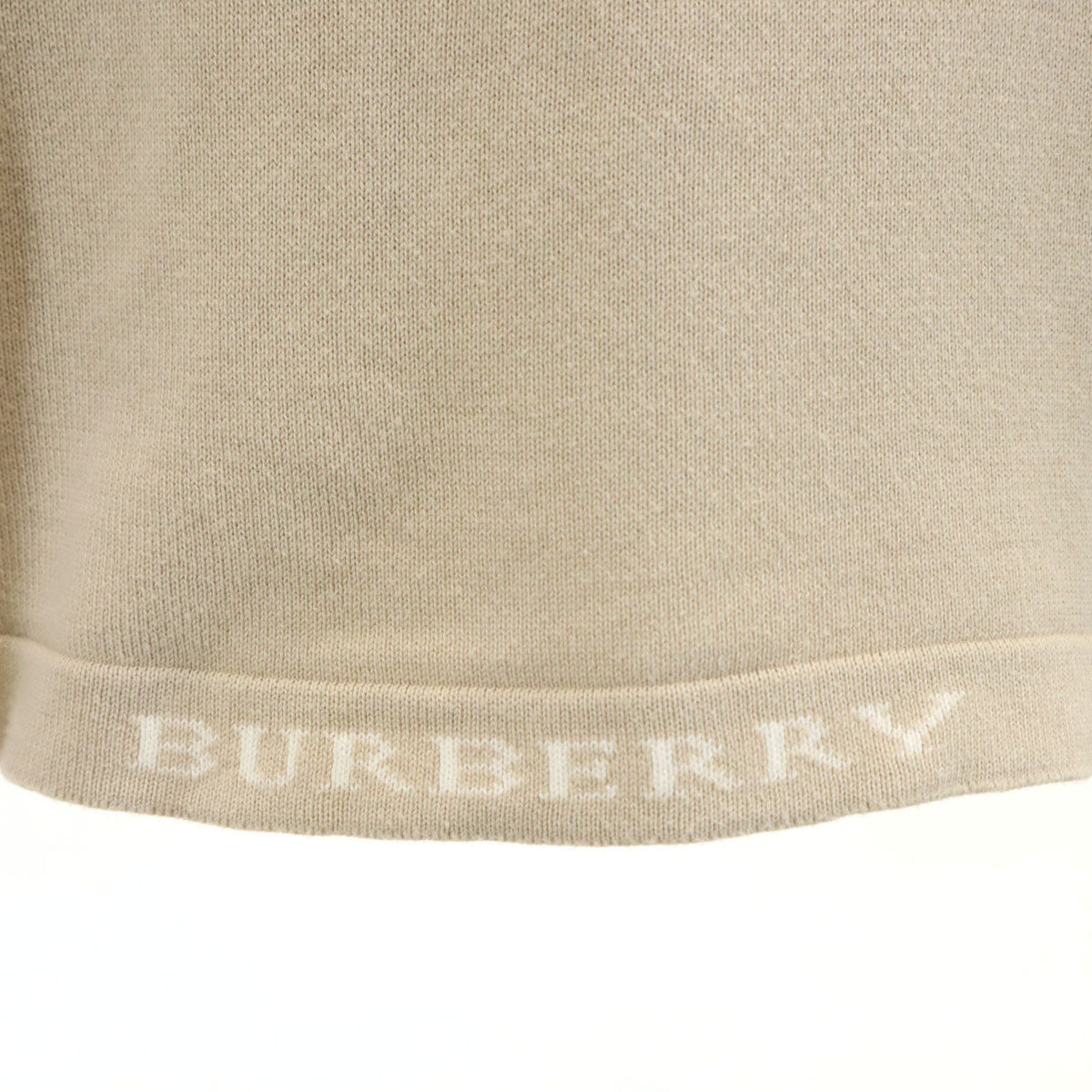 BURBERRY LONDON バーバリーロンドン 長袖 ニット ジップパーカー 1 ベージュ 三陽商会 レディース