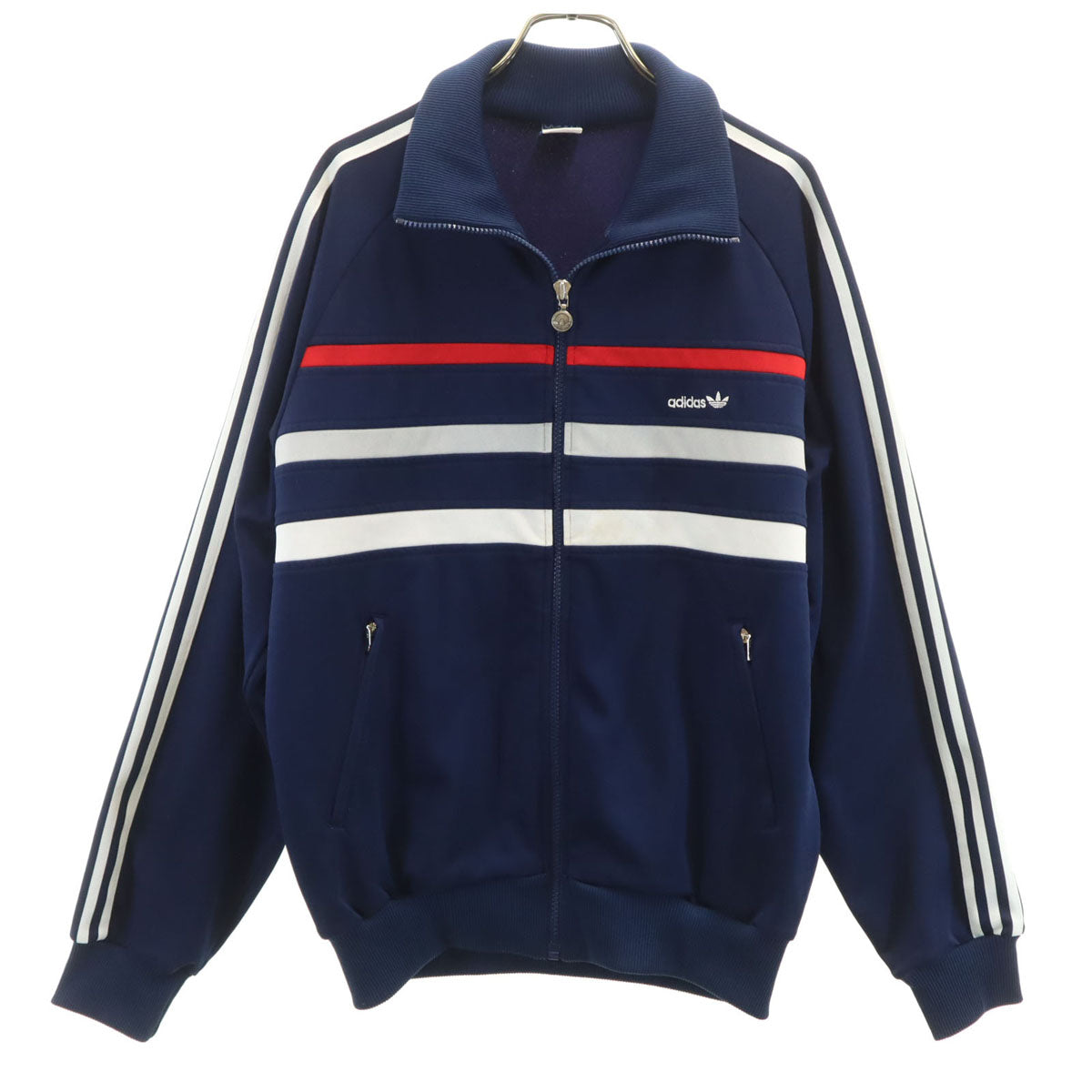 ／70sヴィンテージ／西ドイツ製／トラックジャケット／ネイビー adidas アディダス 70s 西ドイツタグ ヴィンテージ トラックジャケット