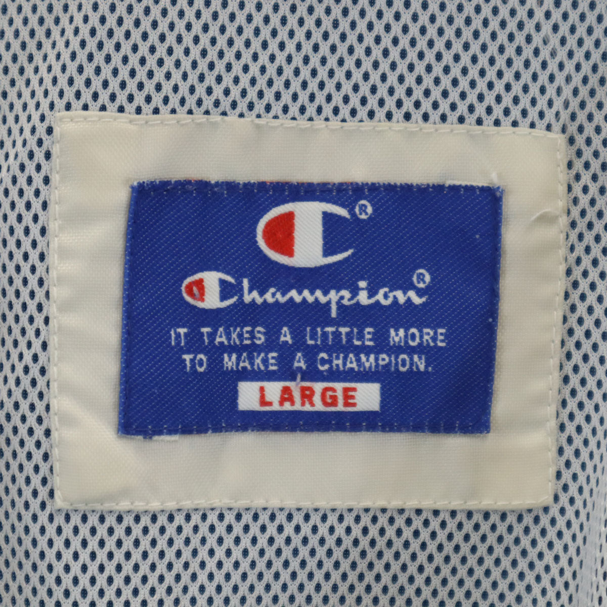 Champion チャンピオン 90s オールド ナイロンジャケット L ネイビー メンズ