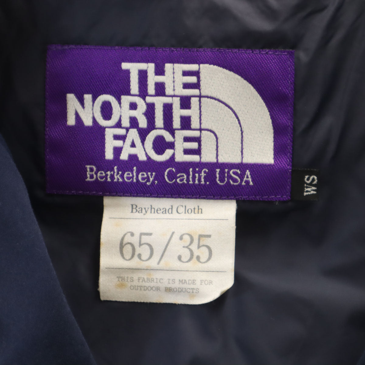 THE NORTH FACE ノースフェイス パープルレーベル 65/35 ベイヘッドクロス マウンテンパーカー WS ネイビー NP2701N アウトドア レディース
