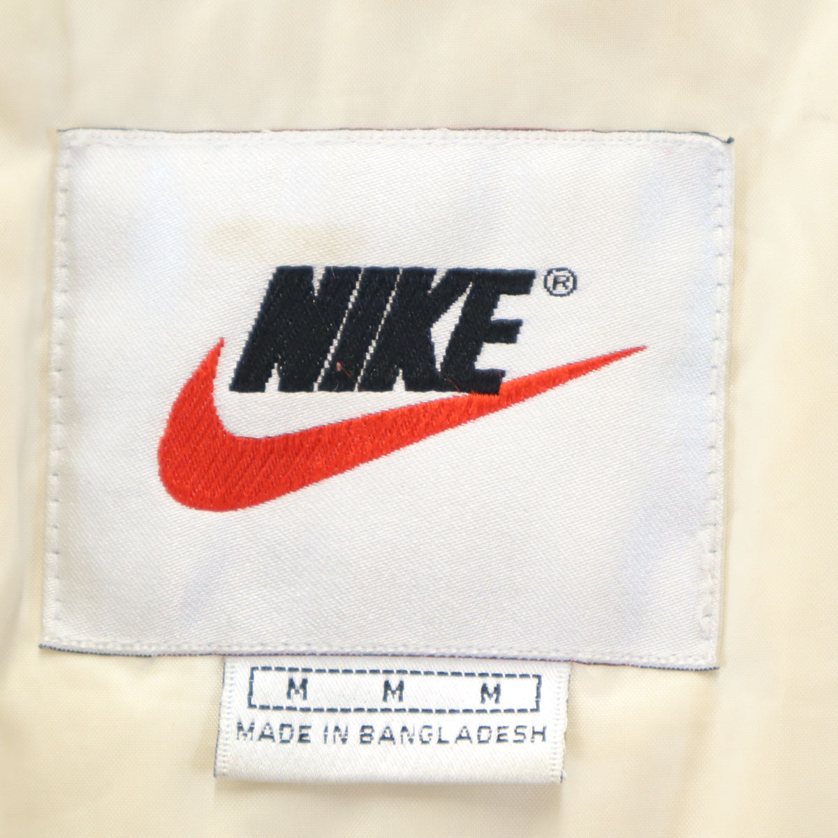 NIKE ナイキ 90s 00s オールド 白タグ ダウンコート M ブラック スウォッシュ メンズ