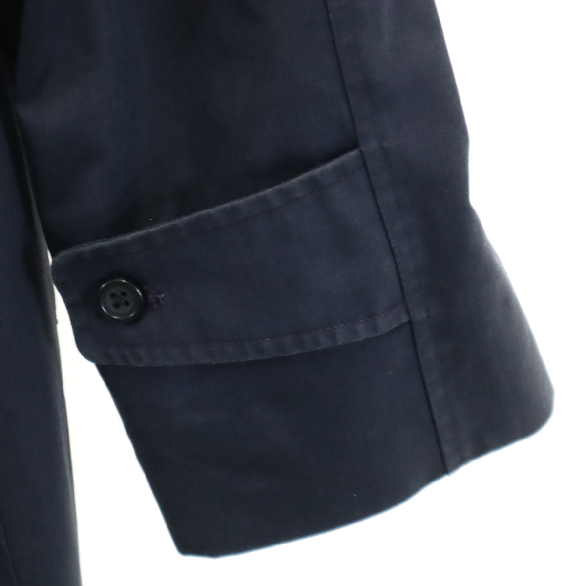 Aquascutum アクアスキュータム 80s ヴィンテージ ステンカラーコート ネイビー メンズ