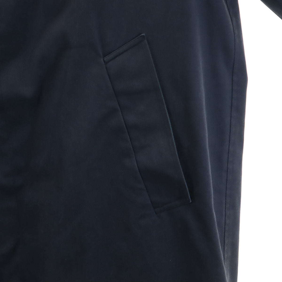 Aquascutum アクアスキュータム 80s ヴィンテージ ステンカラーコート ネイビー メンズ