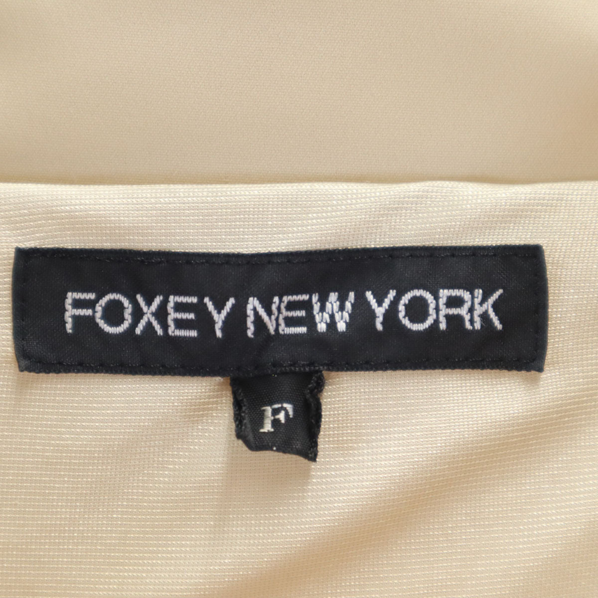 FOXEY NEW YORK フォクシーニューヨーク 日本製 ダウンコート free ベージュ 2WAY レディース