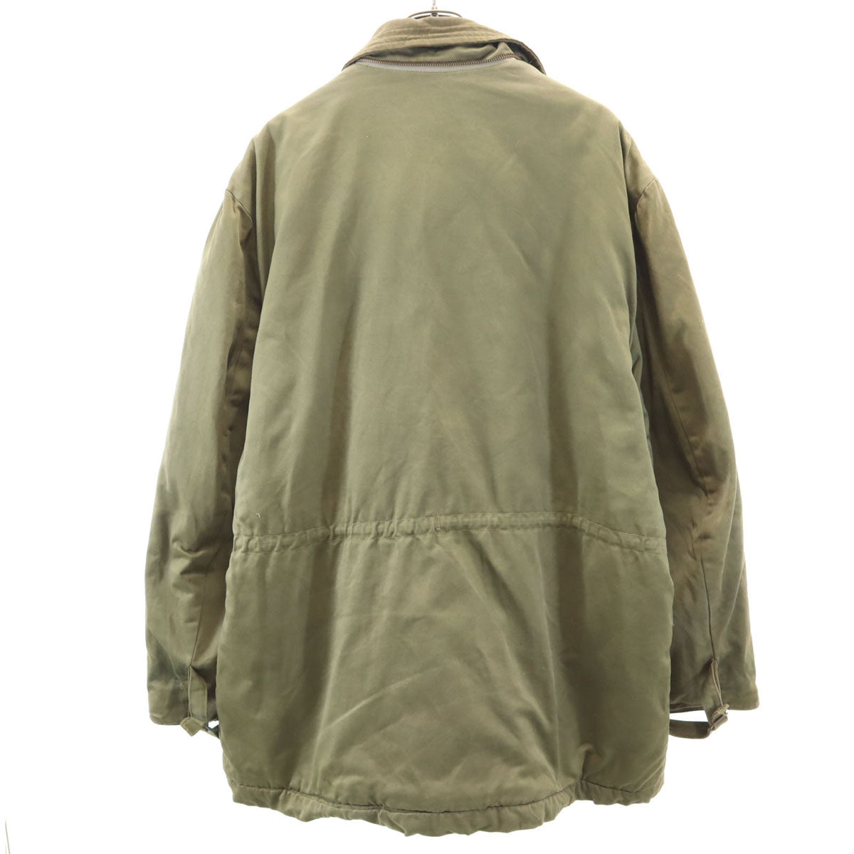 VINTAGE ヴィンテージ 40s 50s クラウンジップ バネクラ 民間品 B-9タイプ フライトジャケット カーキ フード欠損 メンズ