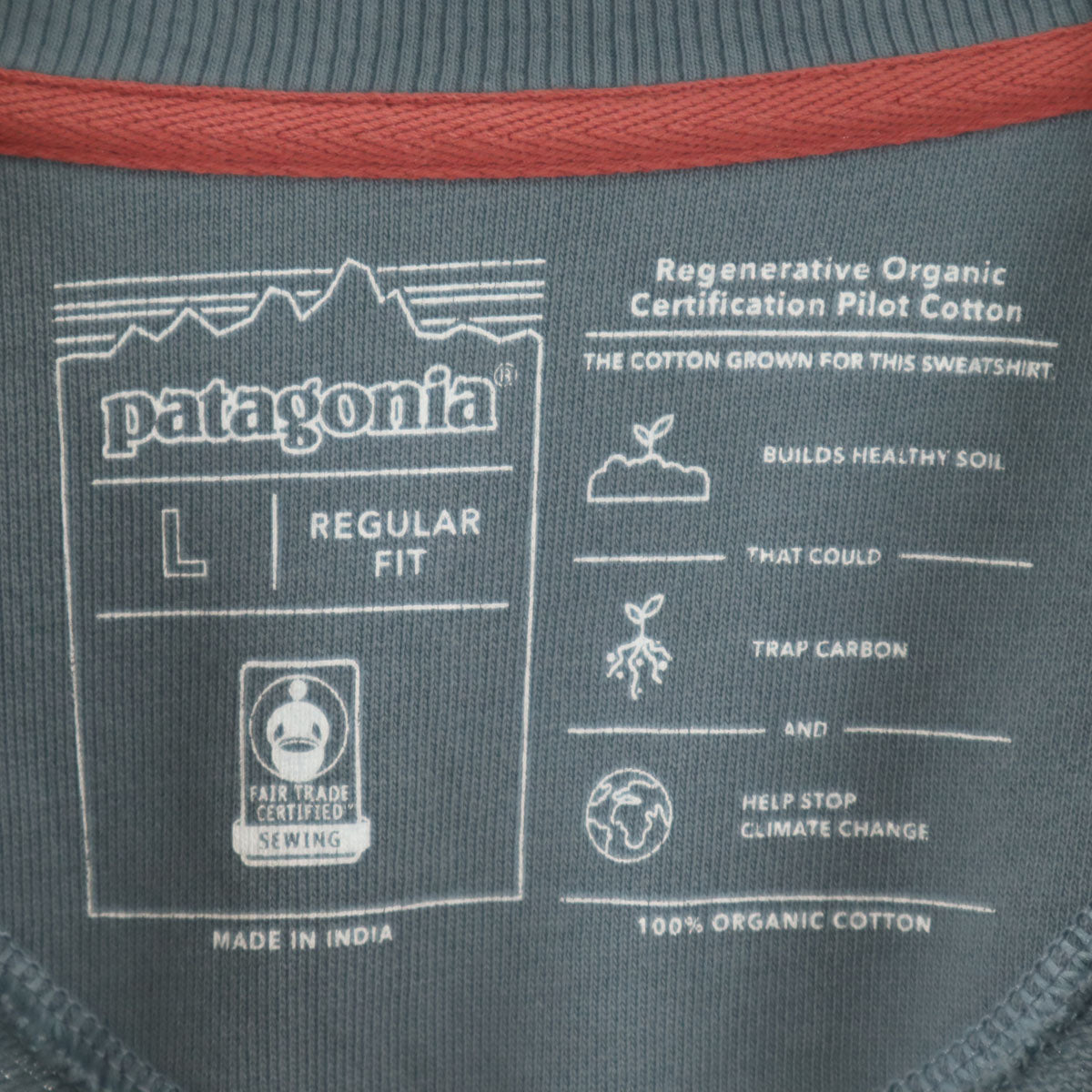 patagonia パタゴニア 長袖 スウェット トレーナー L グレー 39613FA21 アウトドア メンズ