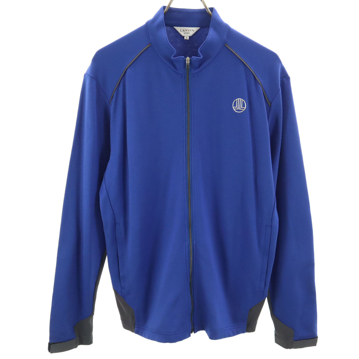 美品 LANVIN SPORT ランバンスポール 日本製 トラックジャケット 40 青紫 メンズ