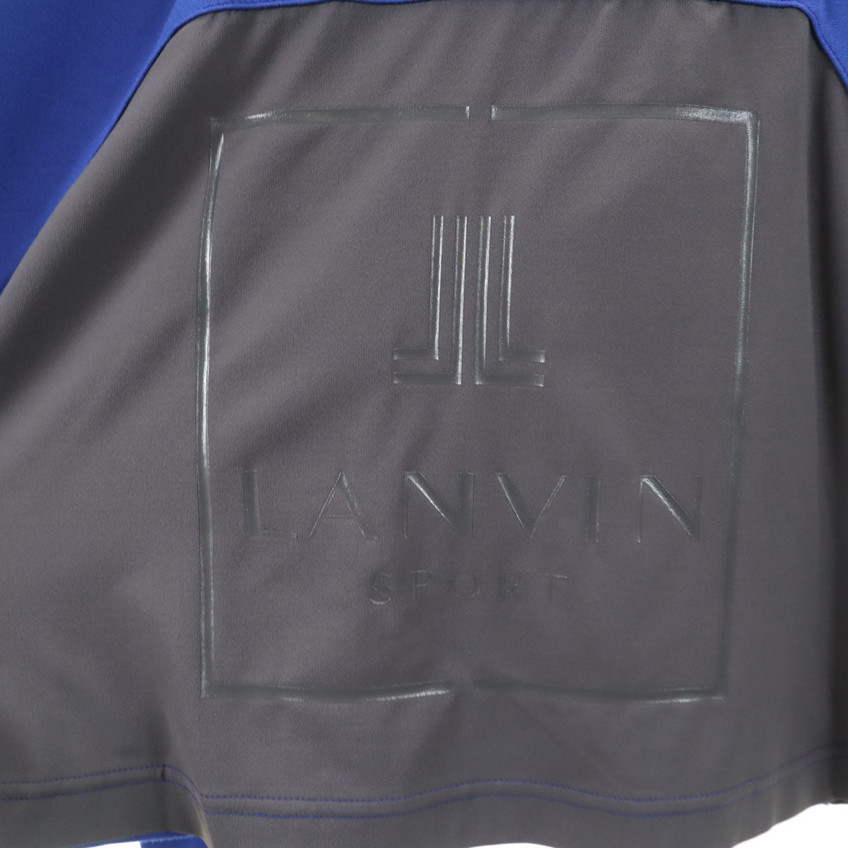 美品 LANVIN SPORT ランバンスポール 日本製 トラックジャケット 40 青紫 メンズ