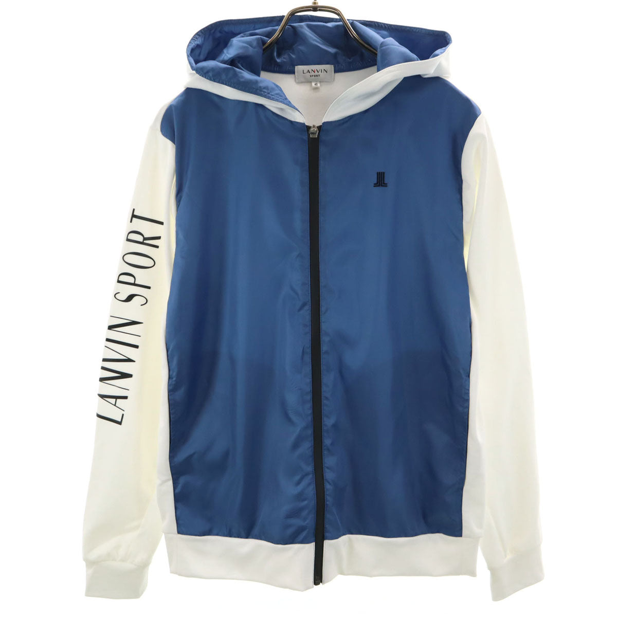 LANVIN SPORT ランバンスポール 長袖 ジップパーカー 40 ホワイト メンズ