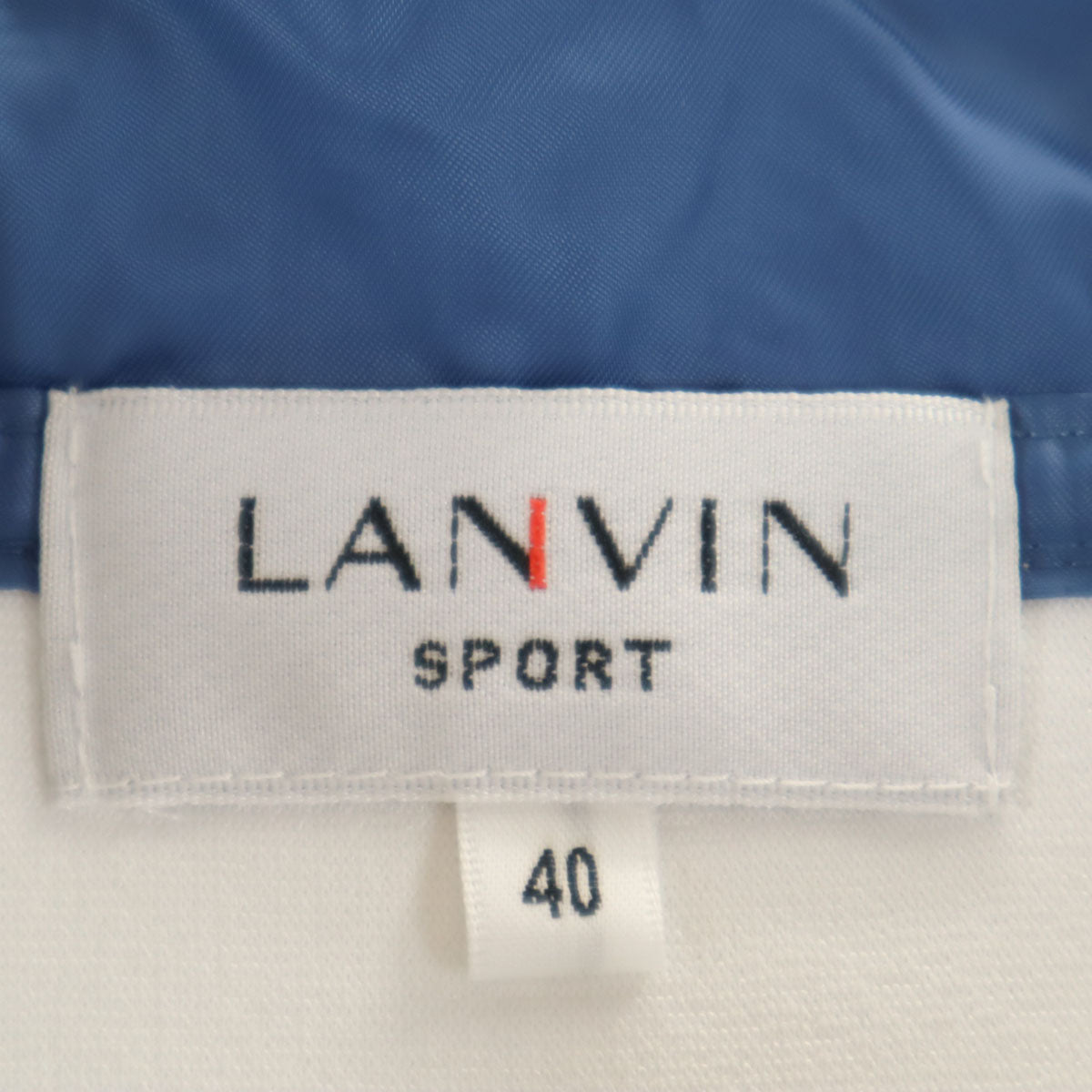 LANVIN SPORT ランバンスポール 長袖 ジップパーカー 40 ホワイト メンズ