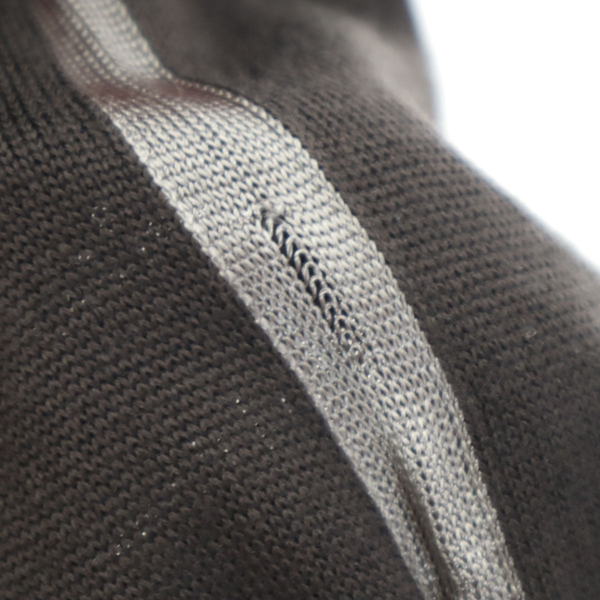 LANVIN SPORT ランバンスポール ダイヤ柄 ニットジャケット 42 チャコールグレー メンズ