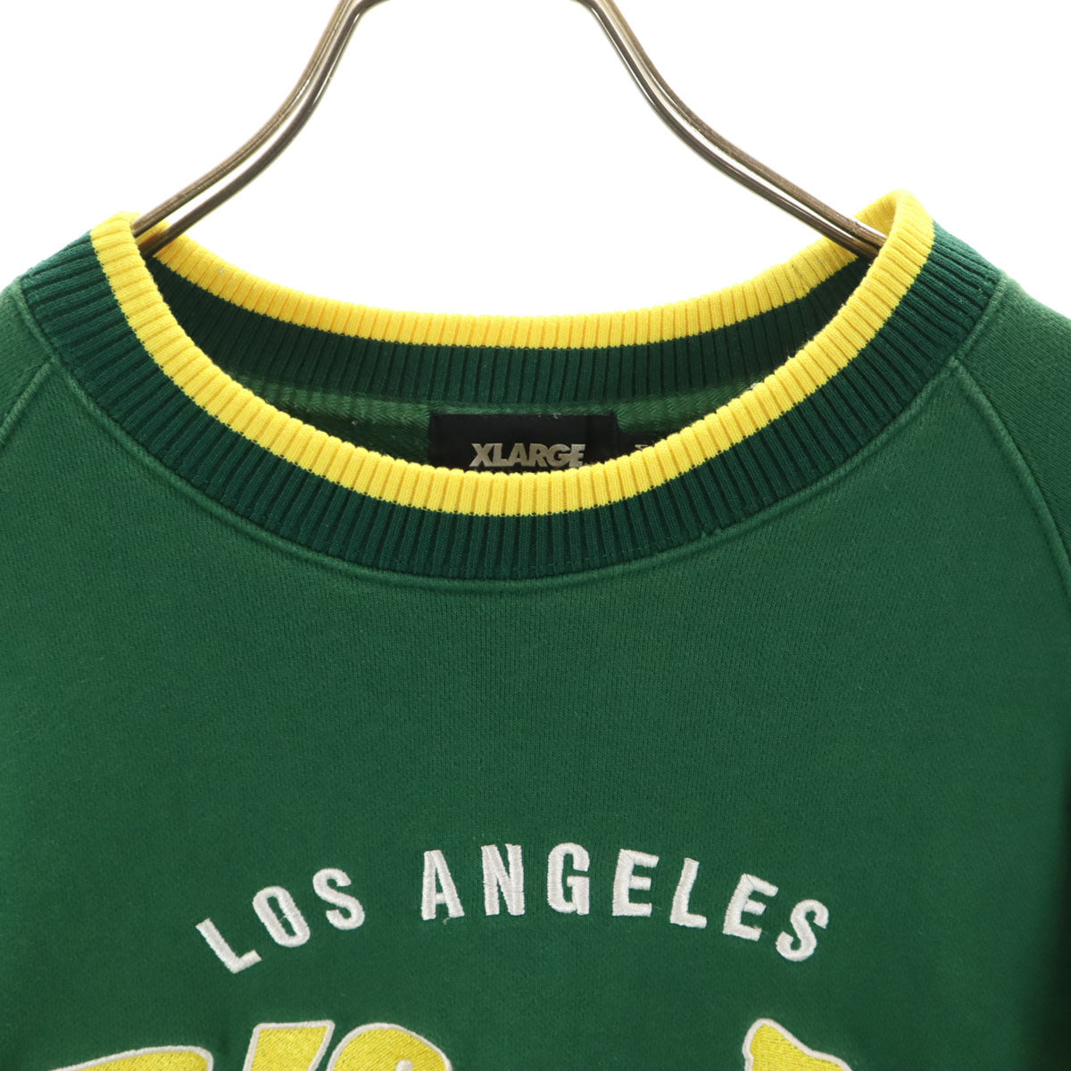 XLARGE エクストララージ 長袖 スウェット トレーナー M グリーン メンズ