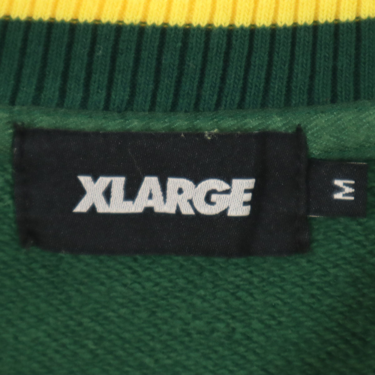 XLARGE エクストララージ 長袖 スウェット トレーナー M グリーン メンズ