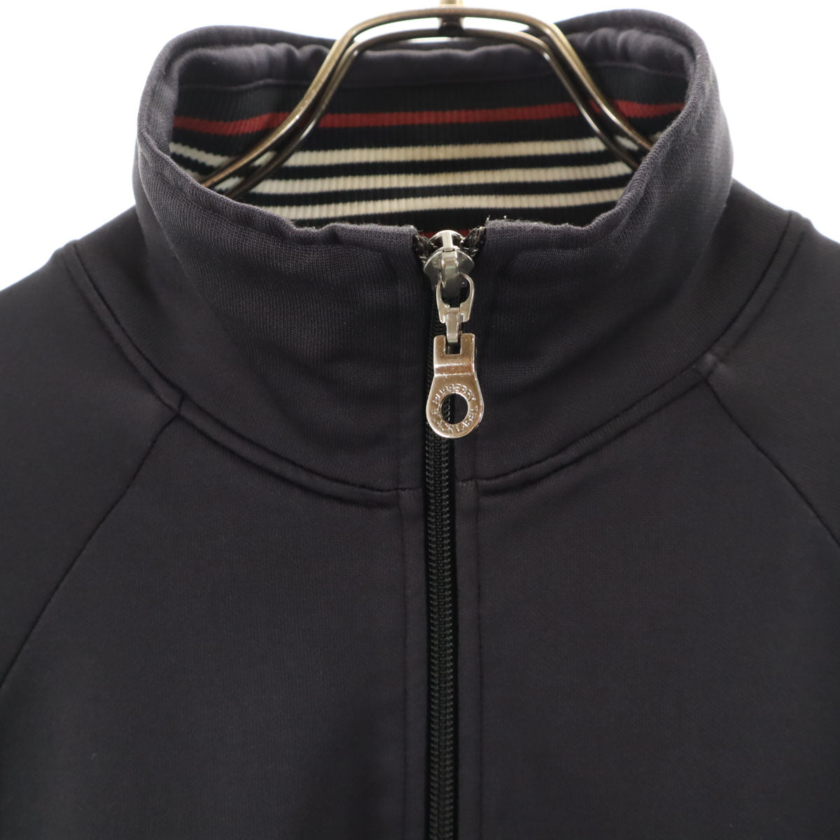 BURBERRY BLACK LABEL バーバリーブラックレーベル 日本製 トラックジャケット 2 チャコールグレー 三陽商会 メンズ