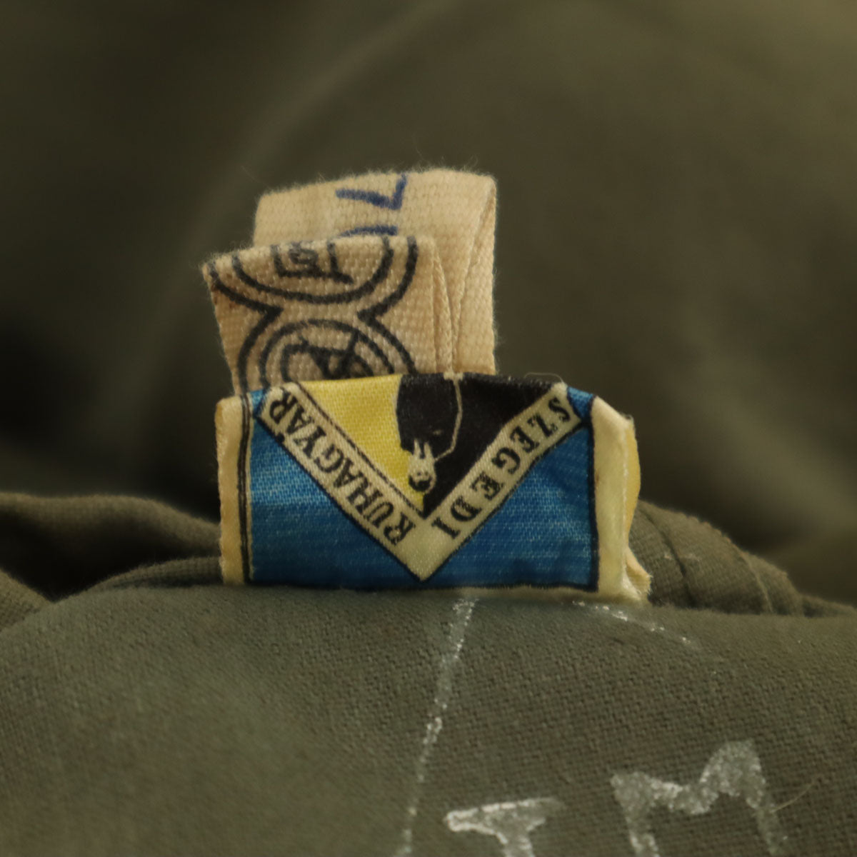 ハンガリー軍 60s 70s ヴィンテージ ステンカラーコート 170-53 カーキ フード、ベルト欠損 メンズ