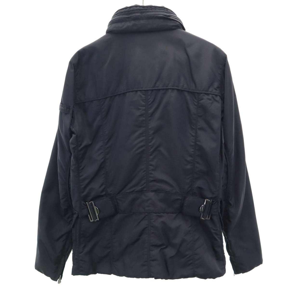 PEUTEREY ピューテリー ダブルジップ ナイロンジャケット 48 ブラック フーディー メンズ