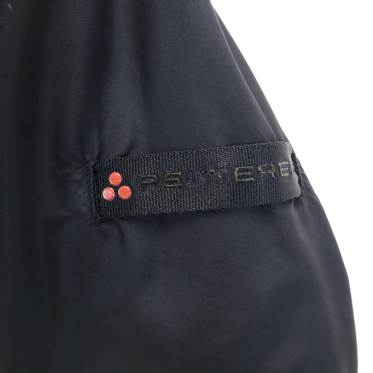 PEUTEREY ピューテリー ダブルジップ ナイロンジャケット 48 ブラック フーディー メンズ