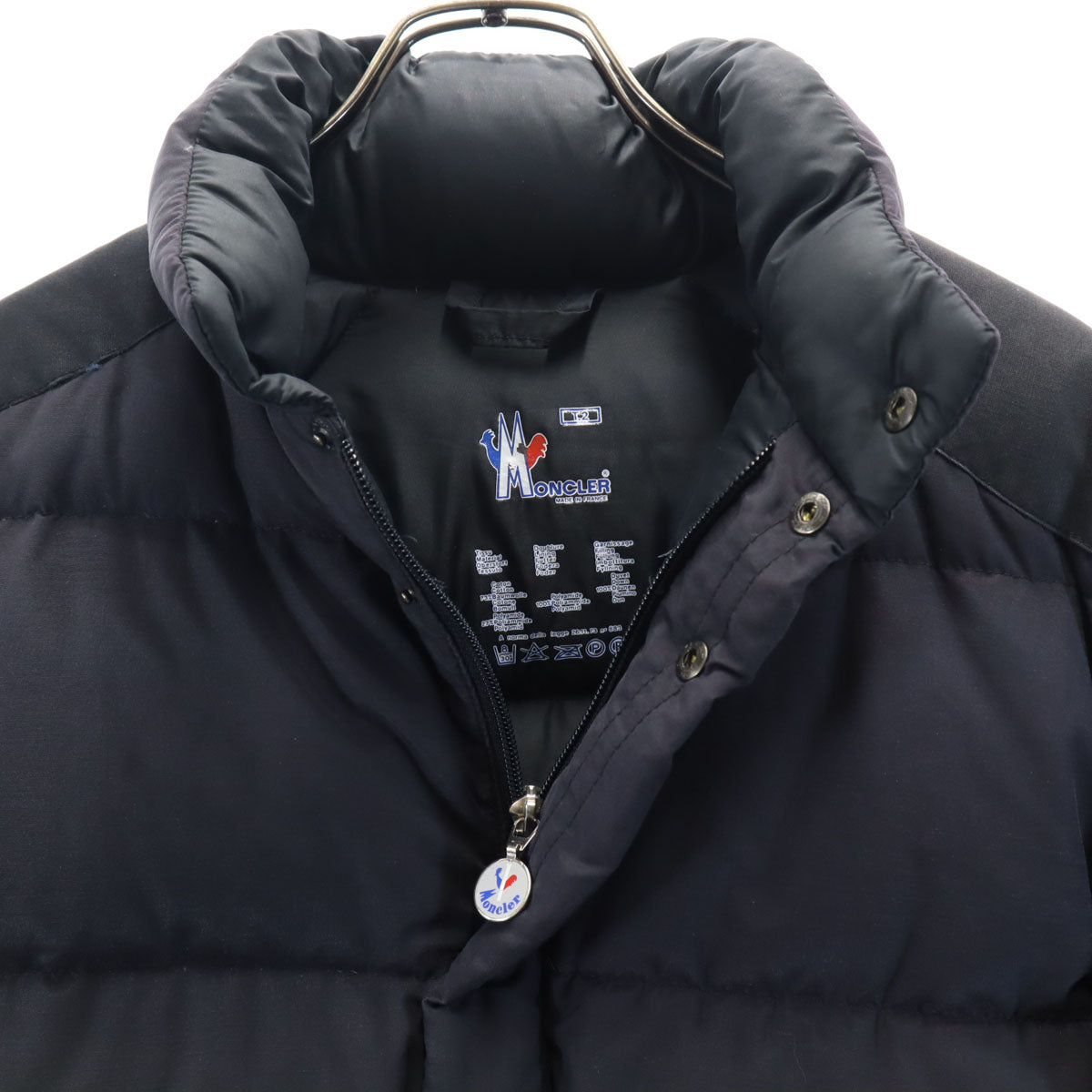 MONCLER モンクレール 80s 90s オールド フランス製 ダウンジャケット 90-4 ネイビー メンズ