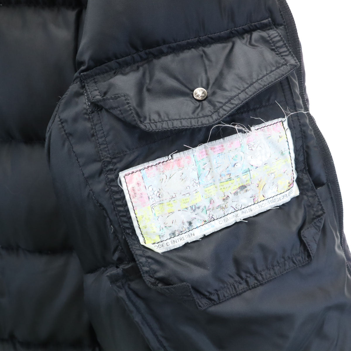 MONCLER モンクレール 80s 90s オールド フランス製 ダウンジャケット 90-4 ネイビー メンズ