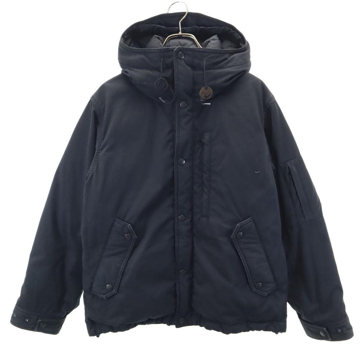 THE NORTH FACE ザノースフェイス ベイヘッドクロス タロンジップ ダブルジップ ダウンジャケット S ブラック フーディー メンズ
