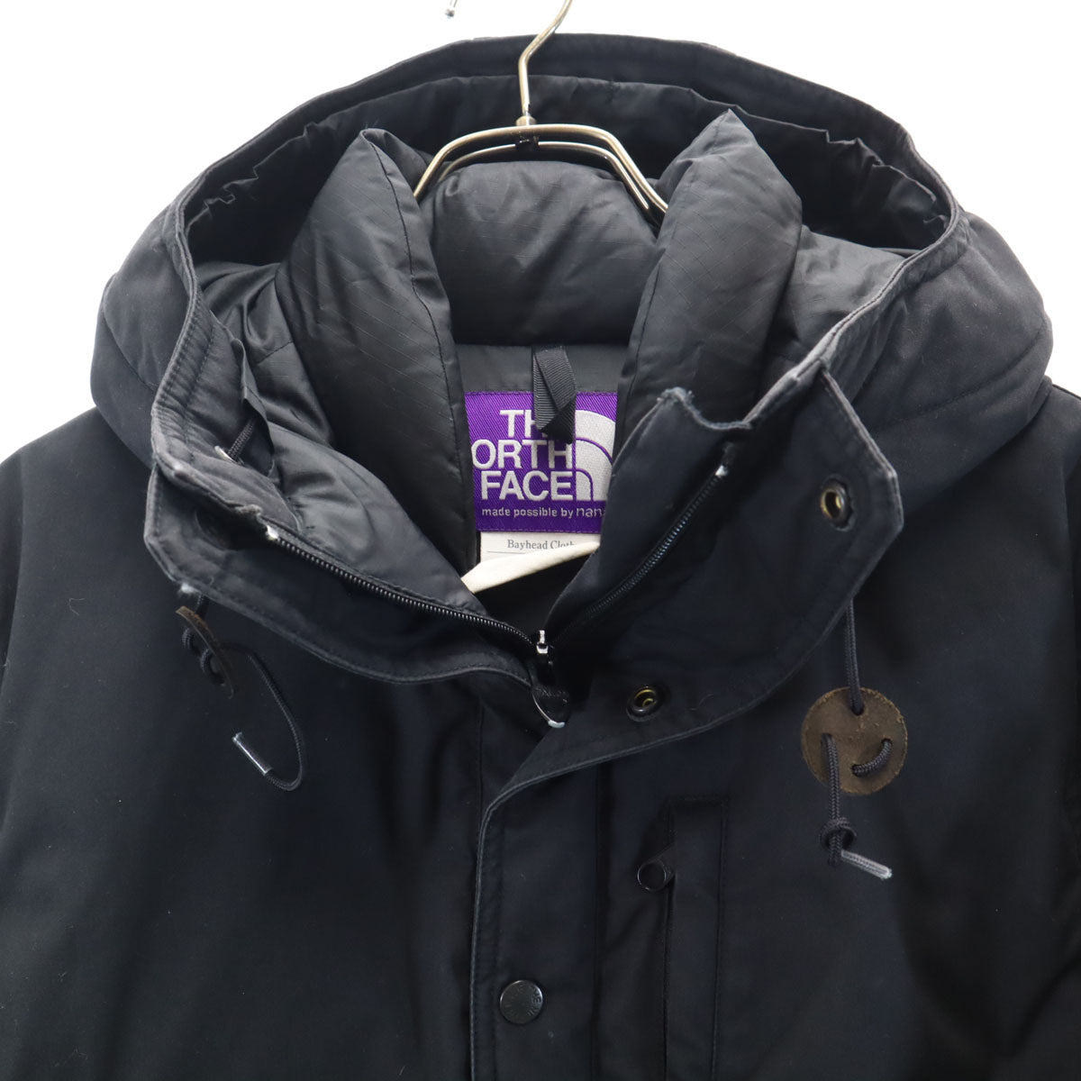 THE NORTH FACE ザノースフェイス ベイヘッドクロス タロンジップ ダブルジップ ダウンジャケット S ブラック フーディー メンズ