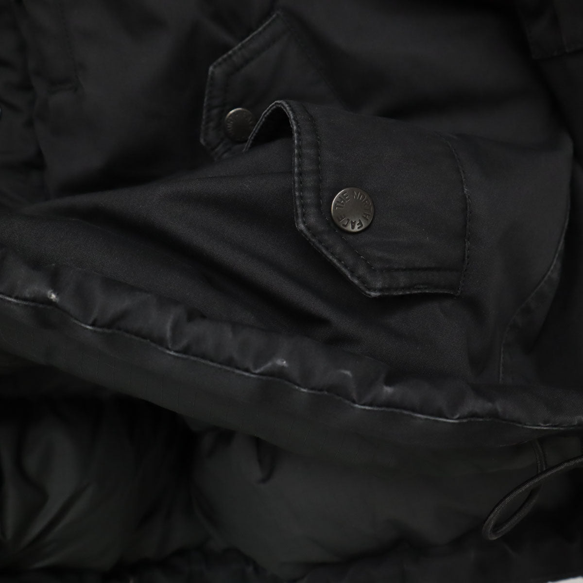 THE NORTH FACE ザノースフェイス ベイヘッドクロス タロンジップ ダブルジップ ダウンジャケット S ブラック フーディー メンズ