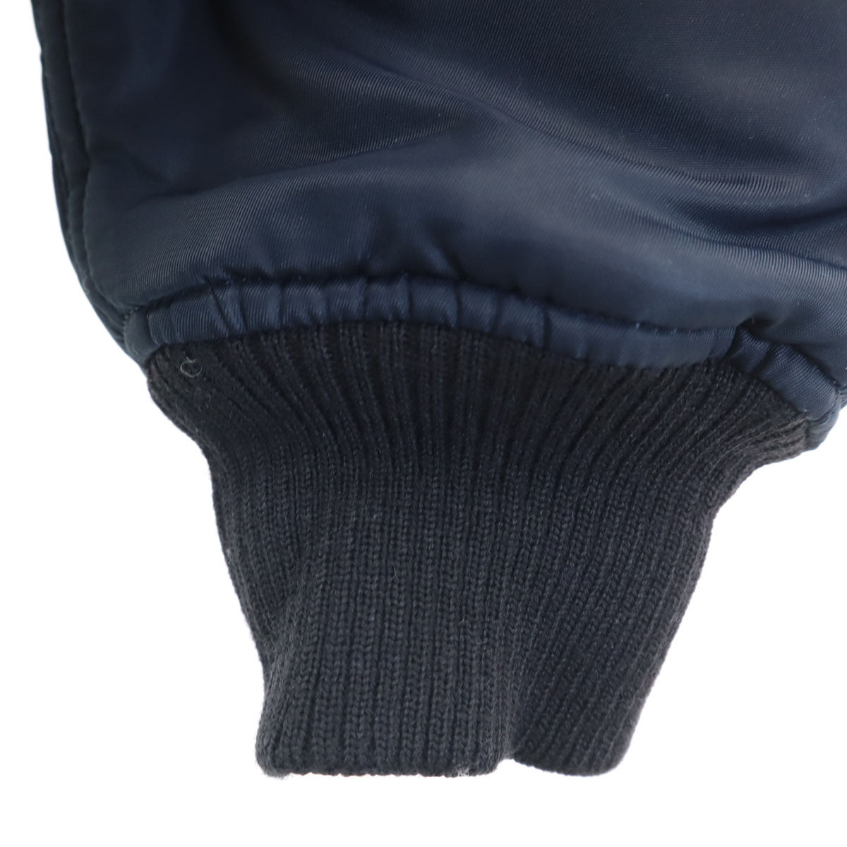 SAINT LAURENT サンローラン 15AW イタリア製 マーモットファー N-2B ミリタリージャケット 42 ネイビー フライトジャケット メンズ