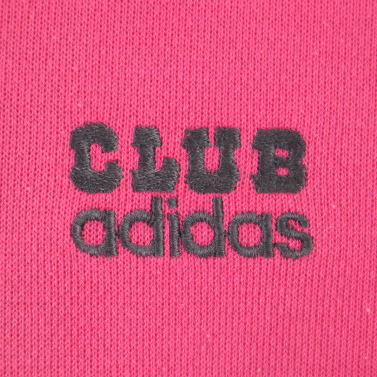 CLUBadidas クラブアディダス 70s 80s デサント製 ヴィンテージ ジップパーカー ピンク系 レディース