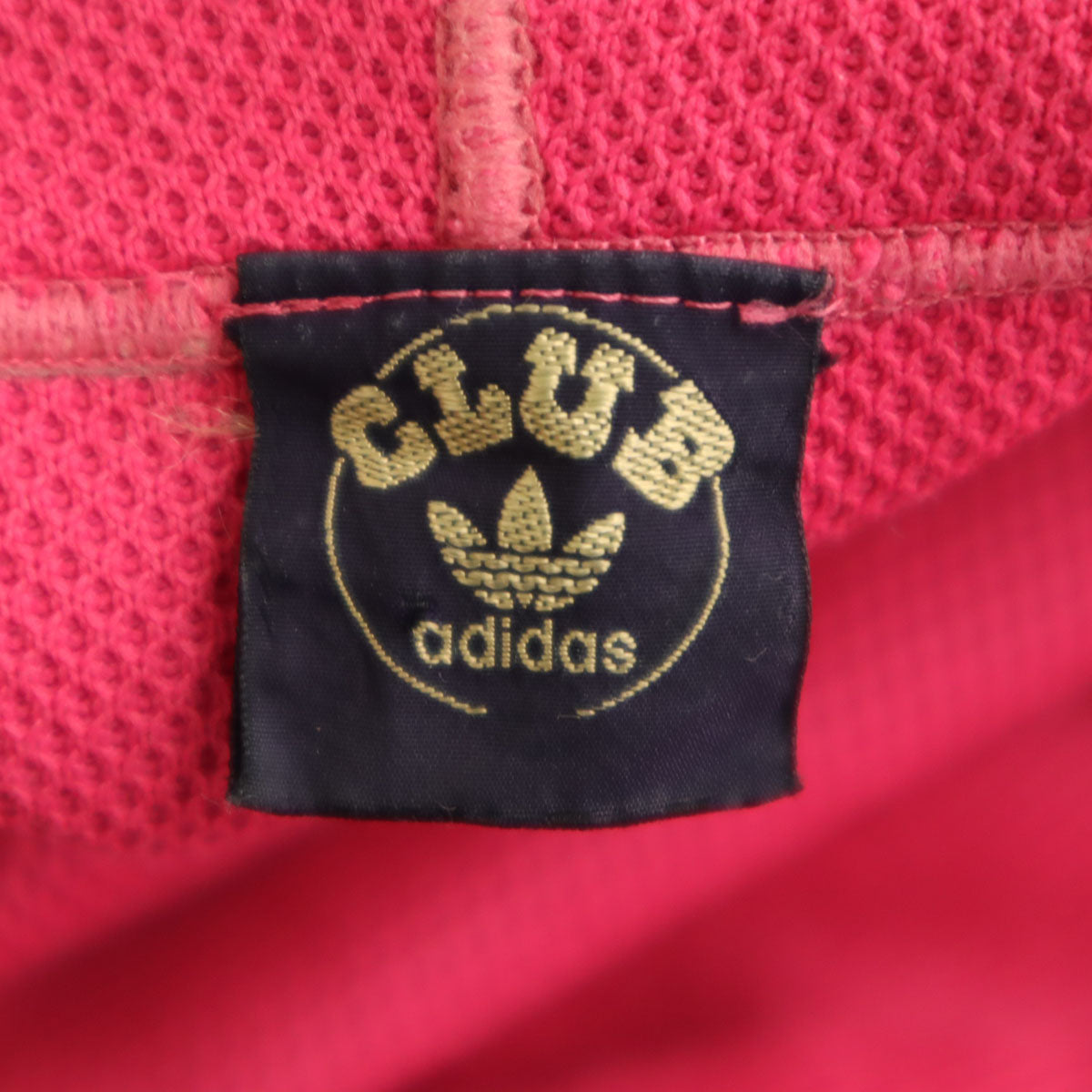 CLUBadidas クラブアディダス 70s 80s デサント製 ヴィンテージ ジップパーカー ピンク系 レディース