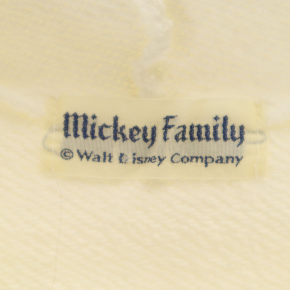 Mickey Family ミッキーファミリー 90s オールド 長袖 スウェットパーカー ホワイト メンズ